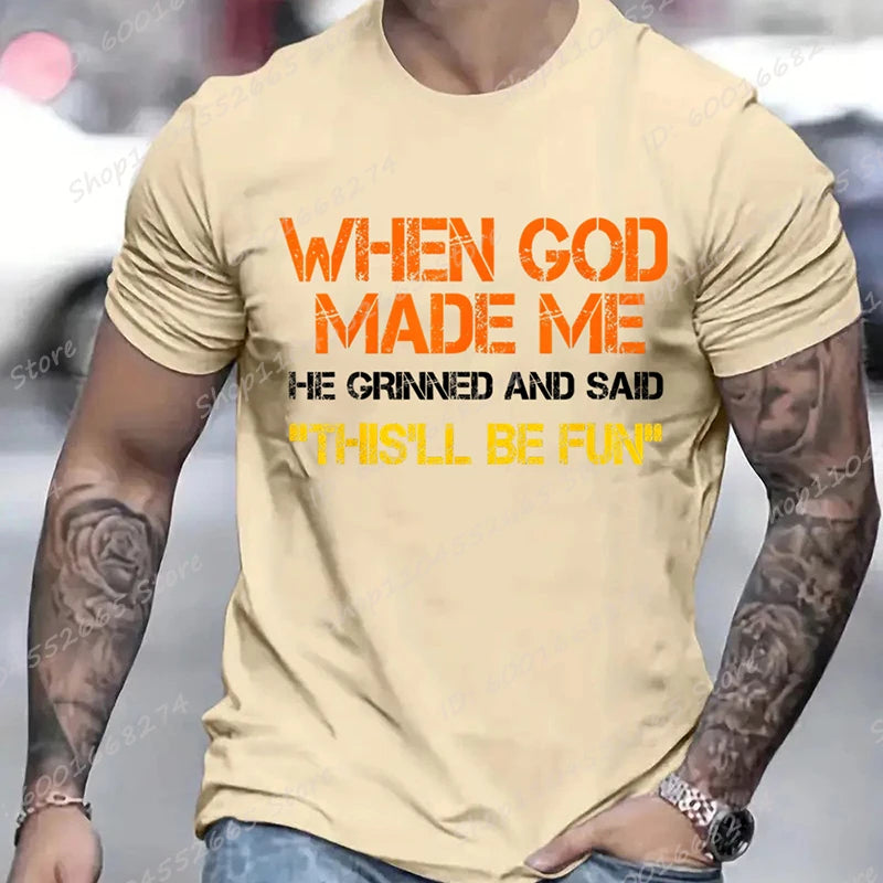When God Made Me He Grinned