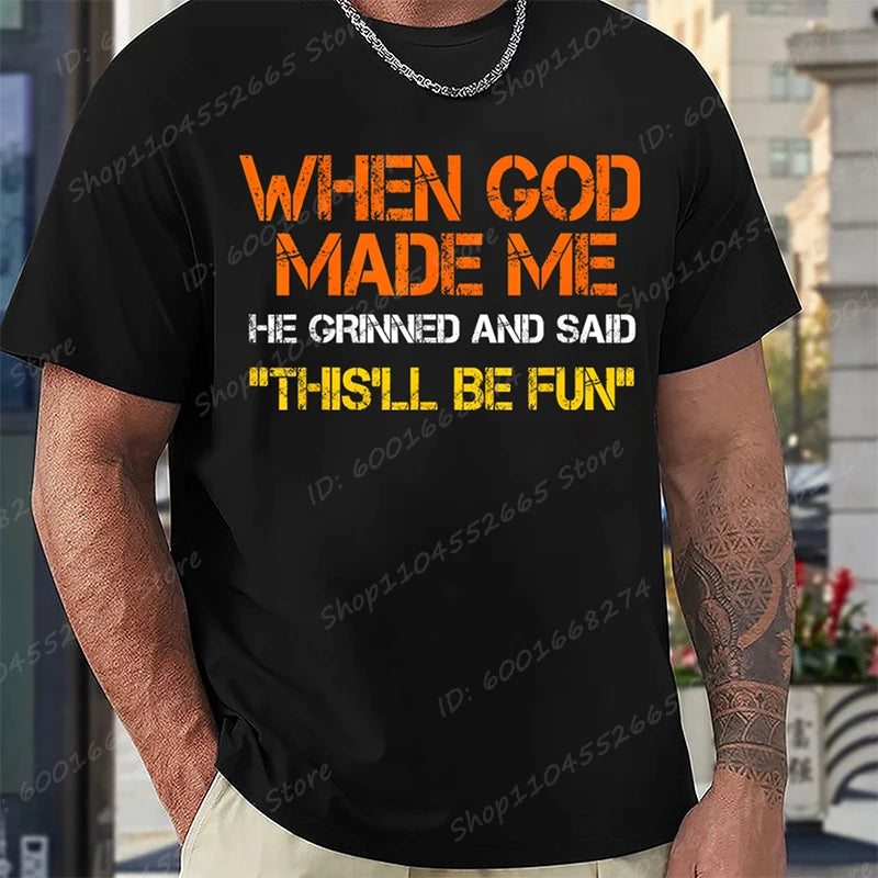 When God Made Me He Grinned