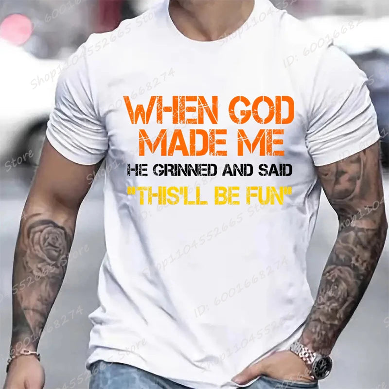 When God Made Me He Grinned