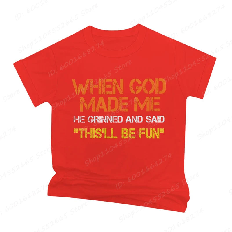 When God Made Me He Grinned